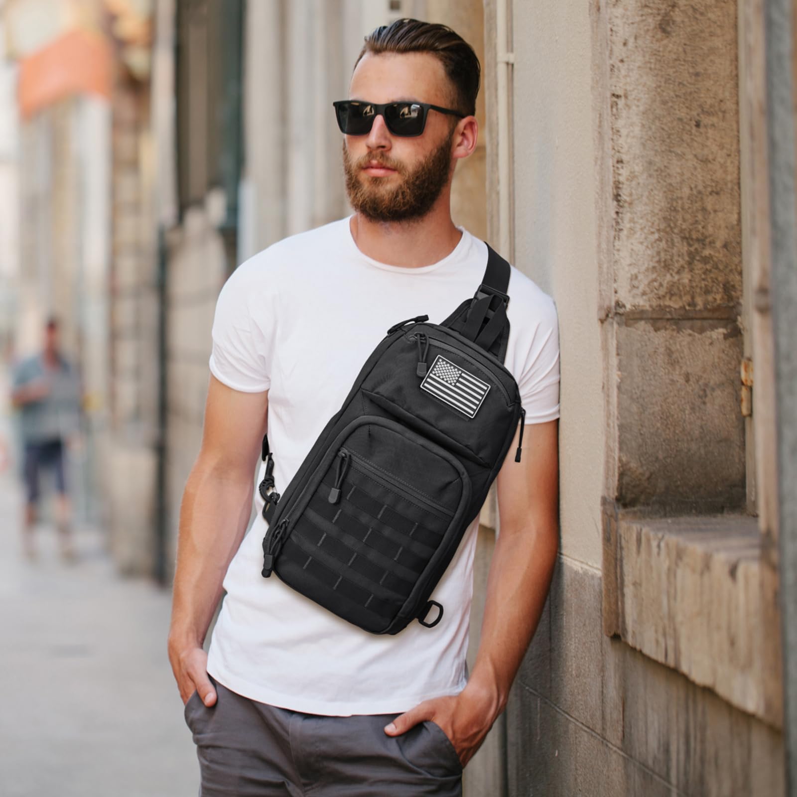 G4Free Activewear - G4Free 10L Tactical EDC Sling Bag -TN23B216D-TN23B216C-TN23B216B-TN23B216A