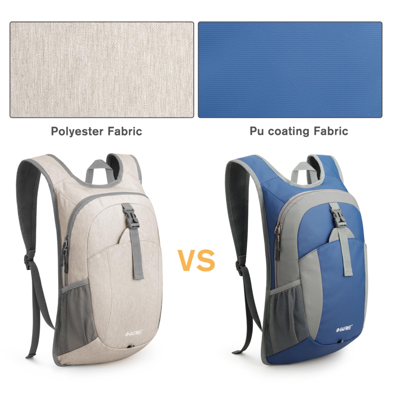 G4Free Activewear - G4Free 12L Hiking Backpack -TN23B237T-TN23B237A-TN23B237E-TN23B237P-TN23B237C