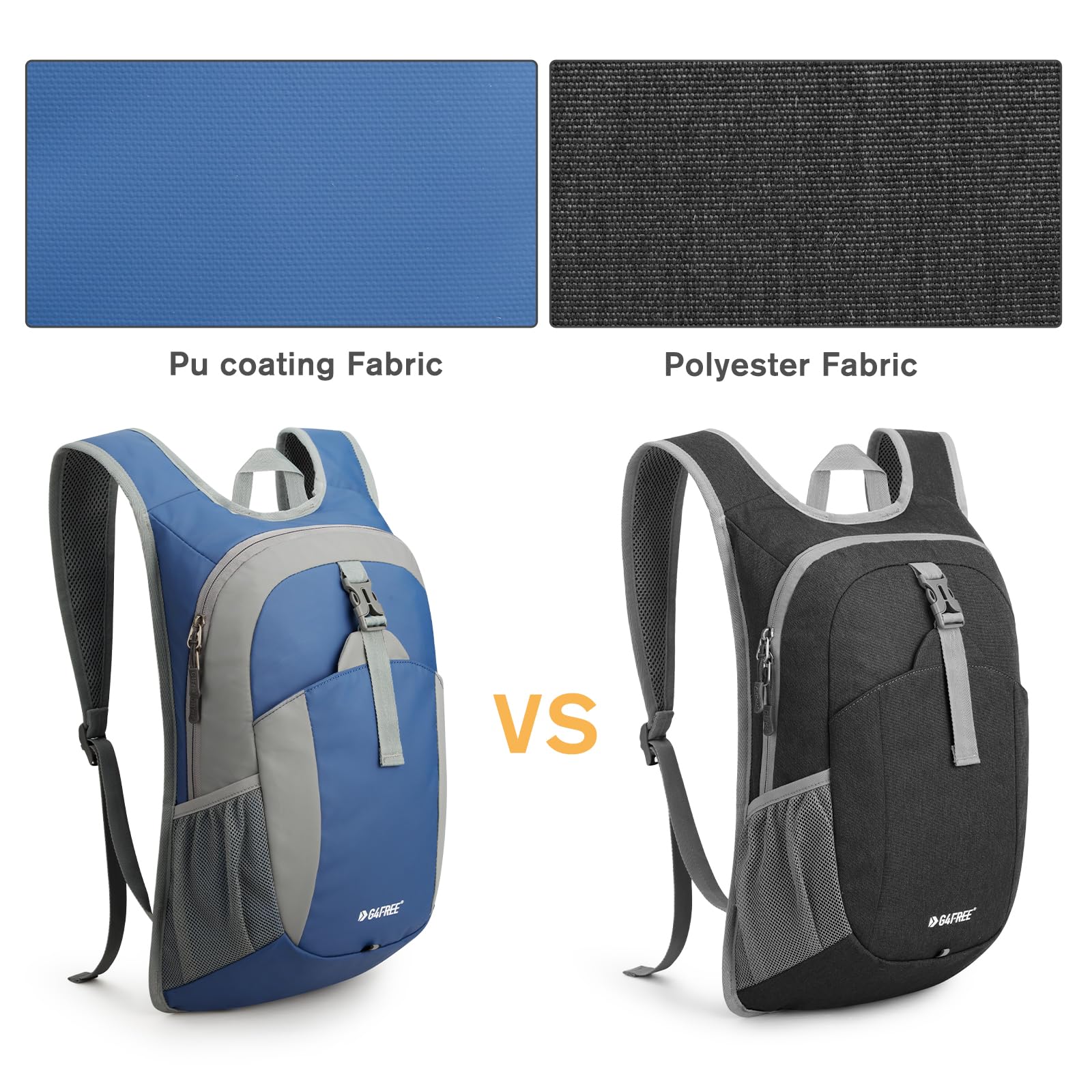 G4Free Activewear - G4Free 12L Hiking Backpack -TN23B237T-TN23B237A-TN23B237E-TN23B237P-TN23B237C