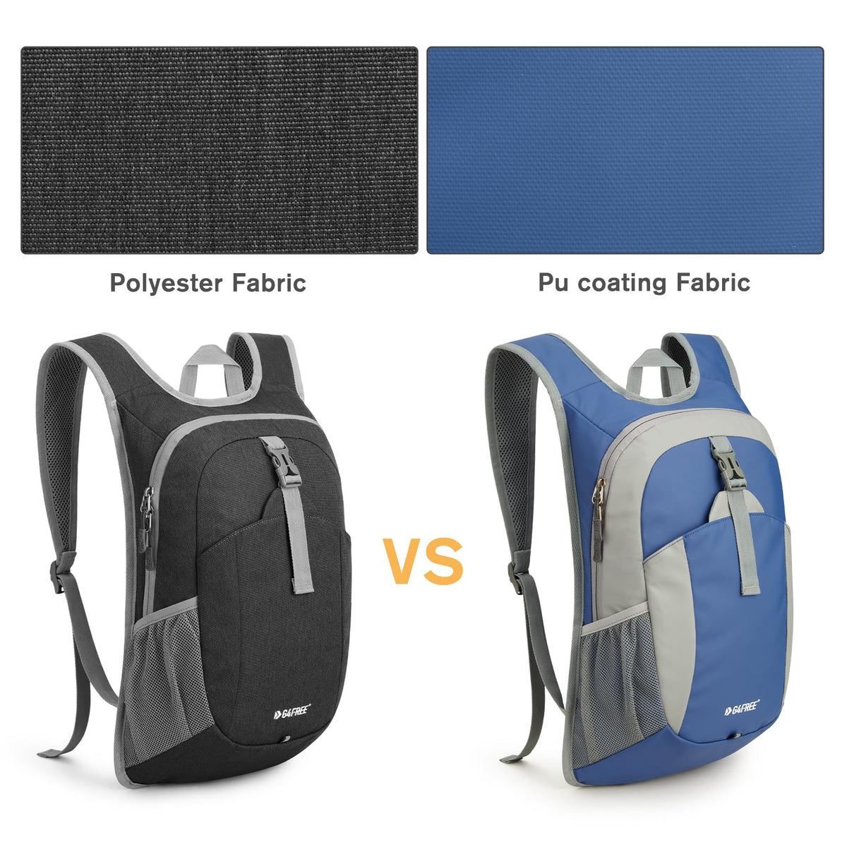 G4Free Activewear - G4Free 12L Hiking Backpack -TN23B237T-TN23B237A-TN23B237E-TN23B237P-TN23B237C