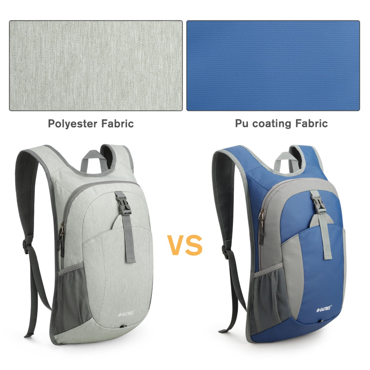 G4Free Activewear - G4Free 12L Hiking Backpack -TN23B237T-TN23B237A-TN23B237E-TN23B237P-TN23B237C