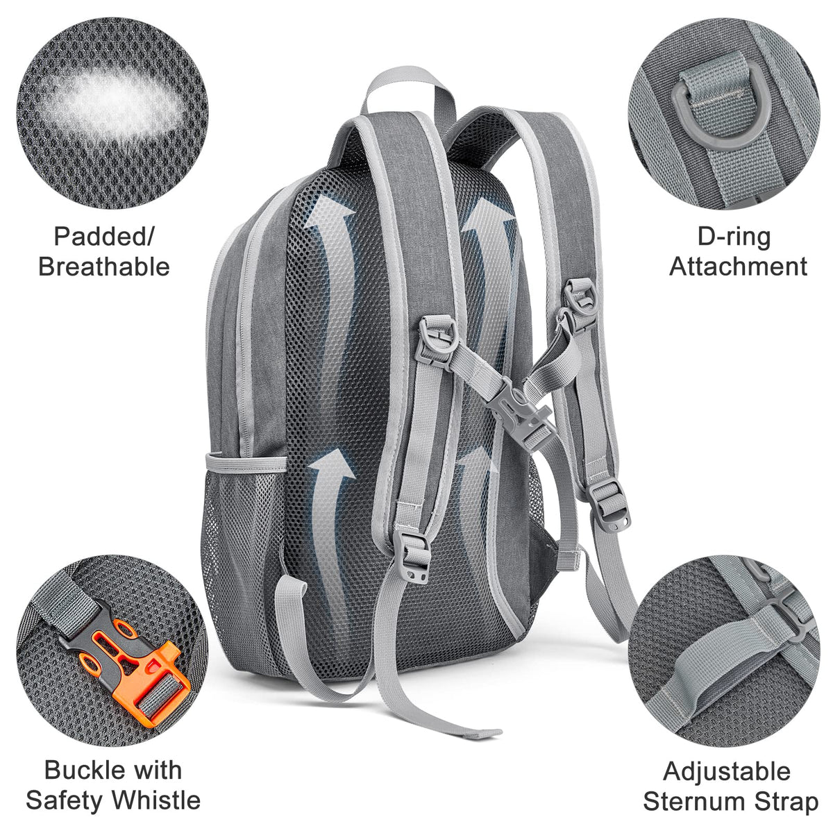 G4Free Activewear - G4Free 12L Mini Outdoor Hiking Daypack -TN22B107A-TN22B107C-TN22B107B