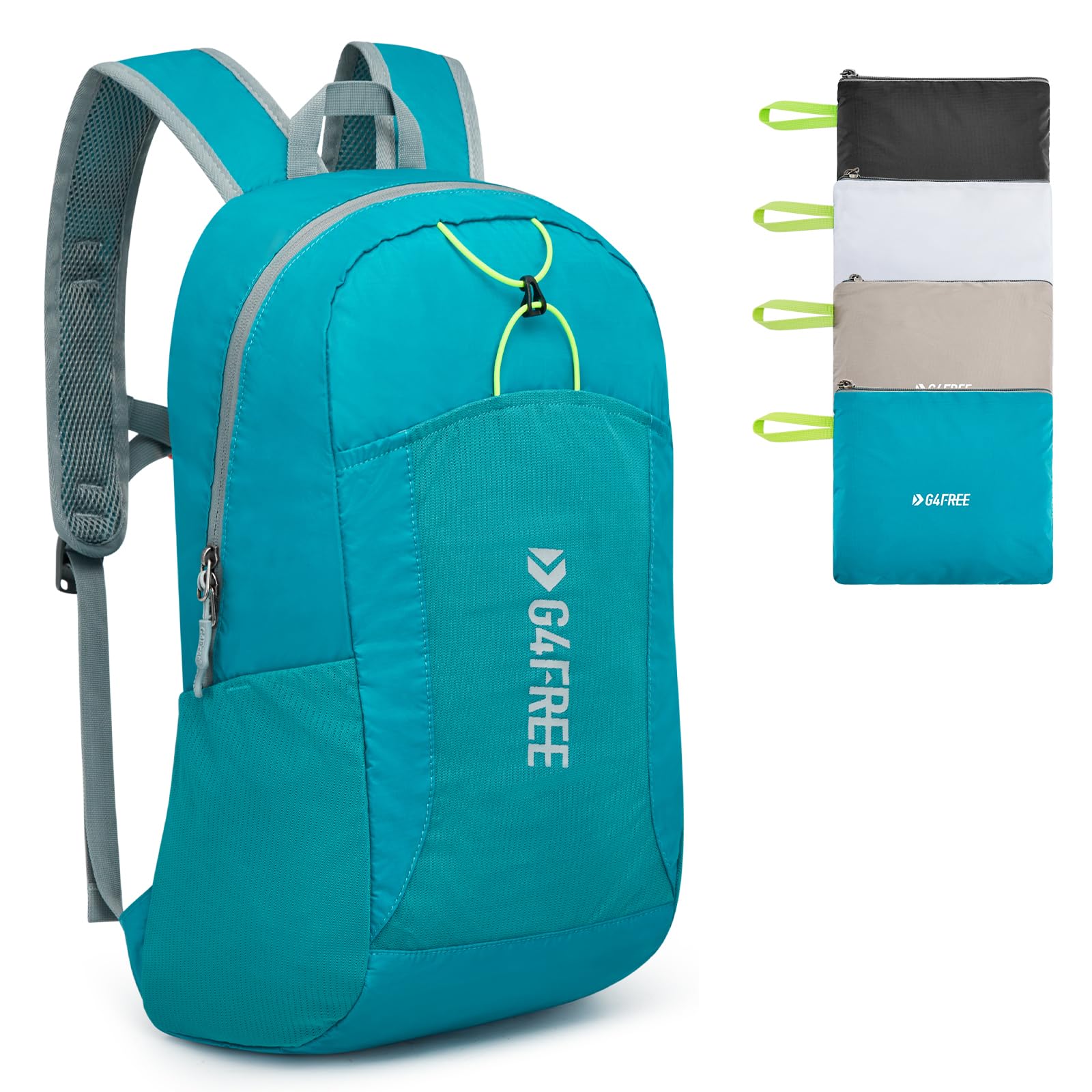 G4Free Activewear - G4Free 24L Small Packable Water Resistant Hiking Travel Backpack -TN23B304B-TN23B304A-TN23B304F-TN23B304D-TN23B304C