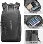 G4Free Activewear - G4Free 25L Packable Foldable Water Resistant Hiking Backpack -TN24B436B-TN24B436A-TN24B436D-TN24B436C