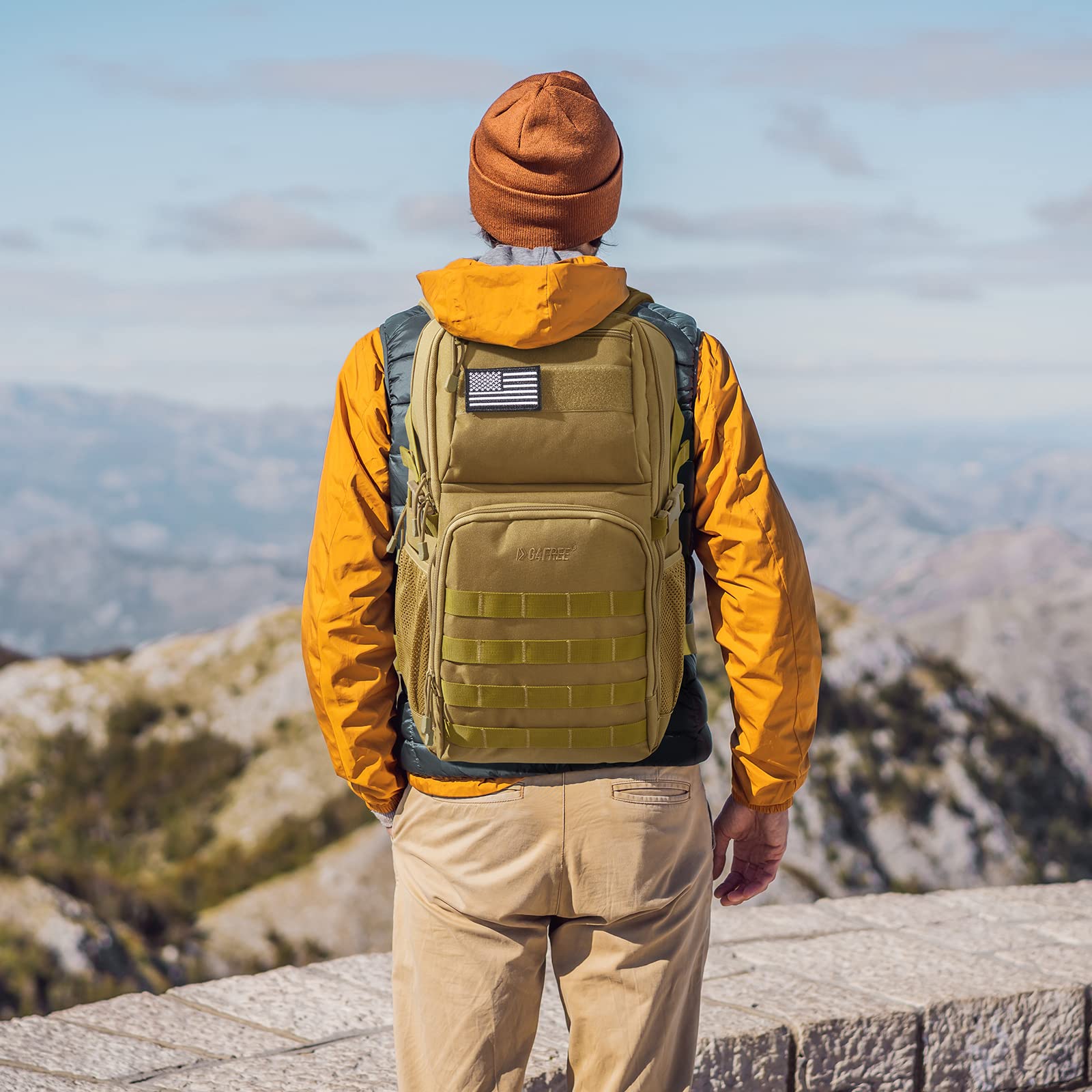 G4Free Activewear - G4Free 35L Military Tactical Backpack Survival Molle Pack -TN22B147B