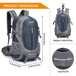 G4Free Activewear - G4Free 35L Outdoor Sports Travel Daypack with Rain Cover -D02V647A-D02V647C-D02V647D-D02V647F-D02V647B