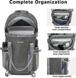 G4Free Activewear - G4Free 35L Waterproof Travel Hiking Backpack -TN24B438A-TN24B438C-TN24B438B