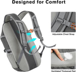 G4Free Activewear - G4Free 35L Waterproof Travel Hiking Backpack -TN24B438A-TN24B438C-TN24B438B