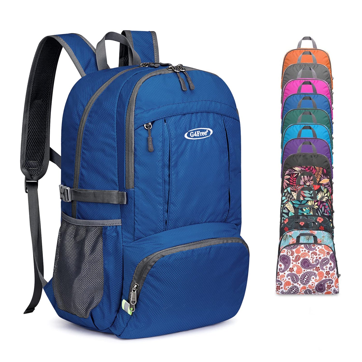 G4Free Activewear - G4Free 40L Lightweight Packable Hiking Backpack -D02V707A-D02V707J-D02V707E-D02V707F-D02V707C