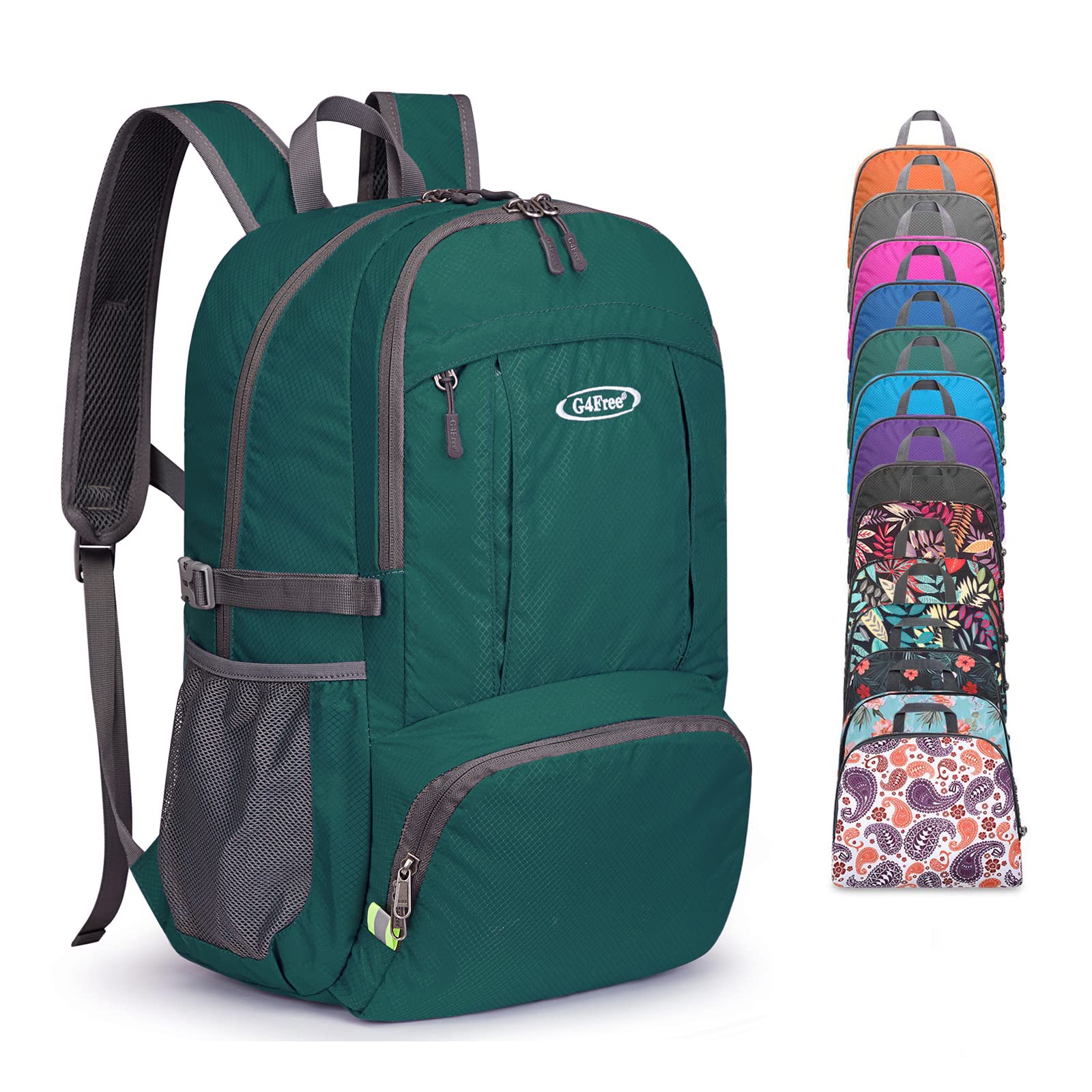 G4Free Activewear - G4Free 40L Lightweight Packable Hiking Backpack -D02V707A-D02V707J-D02V707E-D02V707F-D02V707C