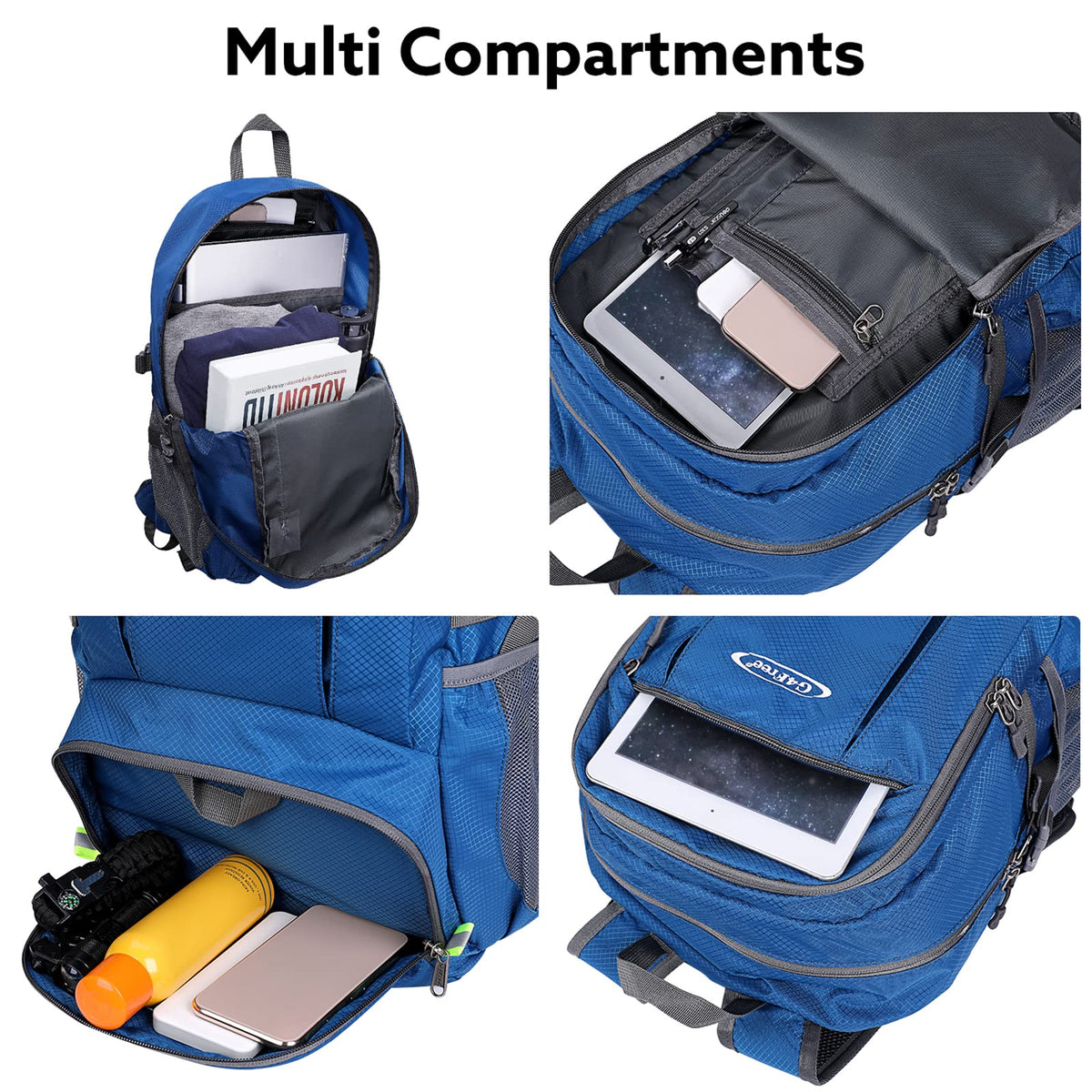 G4Free Activewear - G4Free 40L Lightweight Packable Hiking Backpack -D02V707A-D02V707J-D02V707E-D02V707F-D02V707C