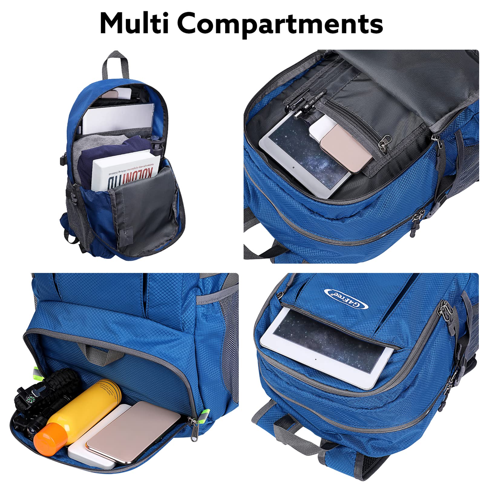 G4Free Activewear - G4Free 40L Lightweight Packable Hiking Backpack -D02V707A-D02V707J-D02V707E-D02V707F-D02V707C