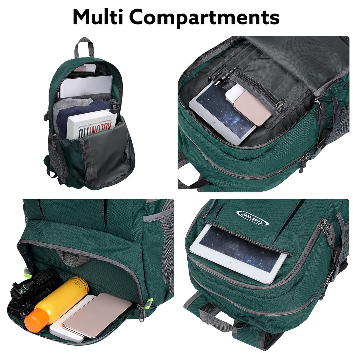 G4Free Activewear - G4Free 40L Lightweight Packable Hiking Backpack -D02V707A-D02V707J-D02V707E-D02V707F-D02V707C