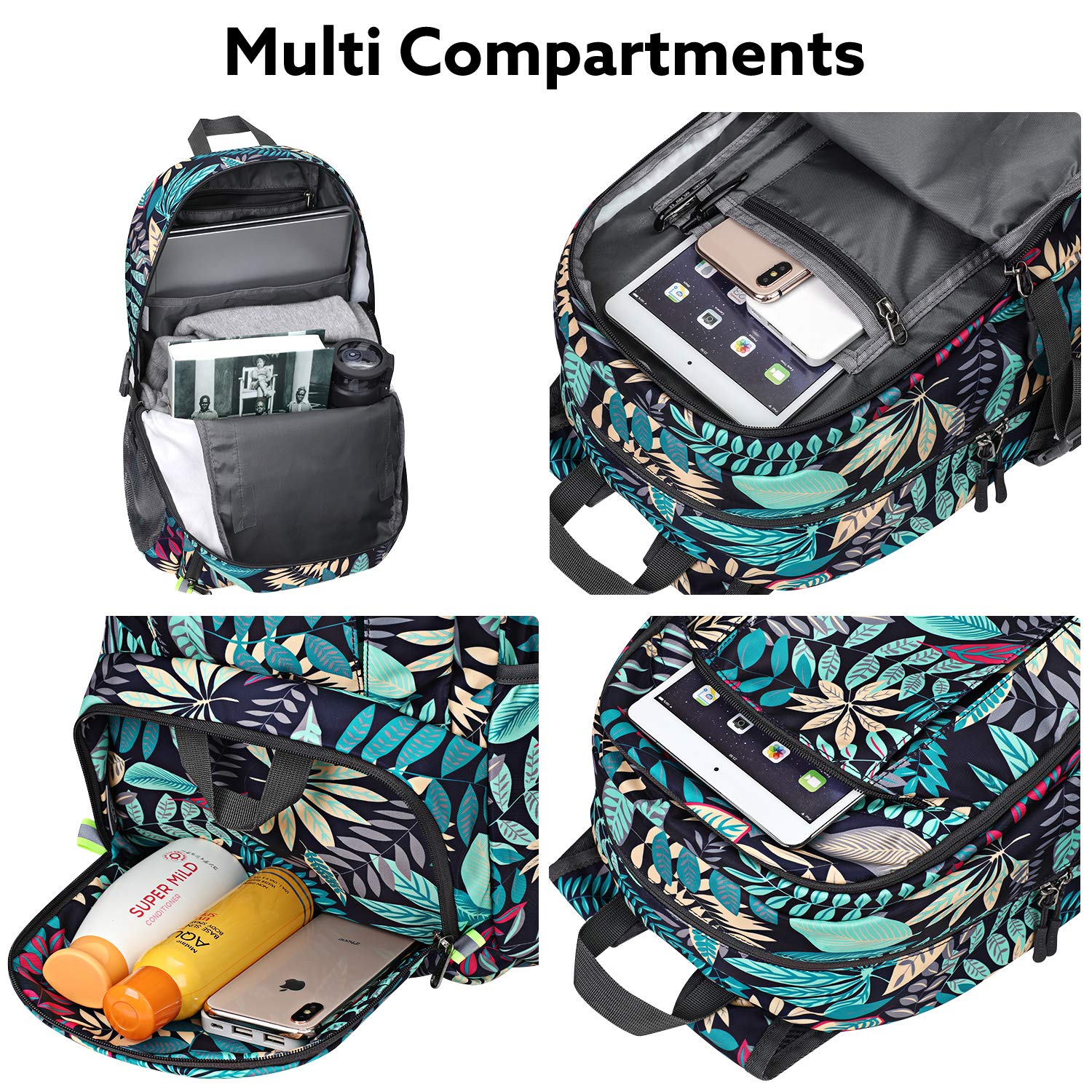 G4Free Activewear - G4Free 40L Lightweight Packable Hiking Backpack -D02V707A-D02V707J-D02V707E-D02V707F-D02V707C