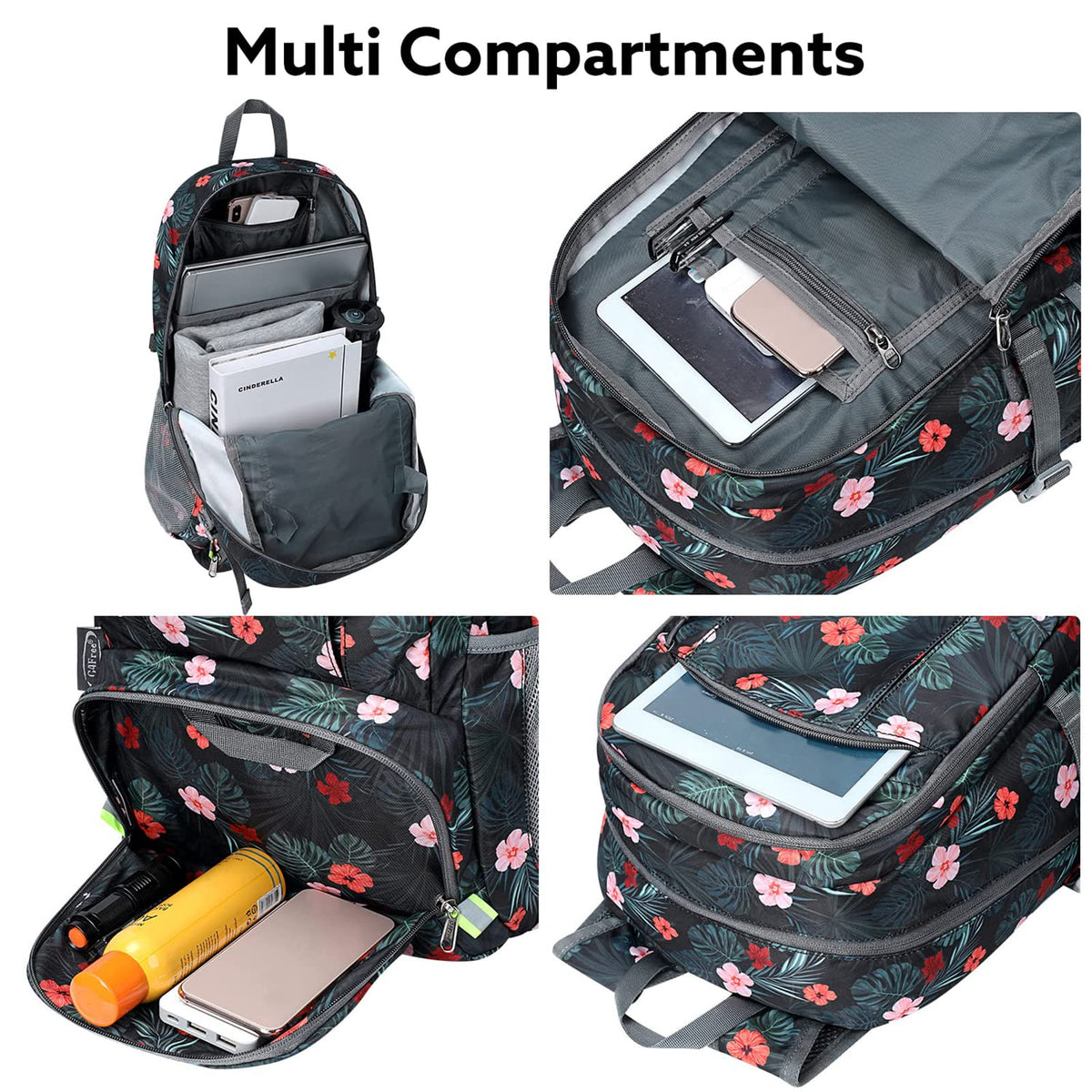 G4Free Activewear - G4Free 40L Lightweight Packable Hiking Backpack -D02V707A-D02V707J-D02V707E-D02V707F-D02V707C