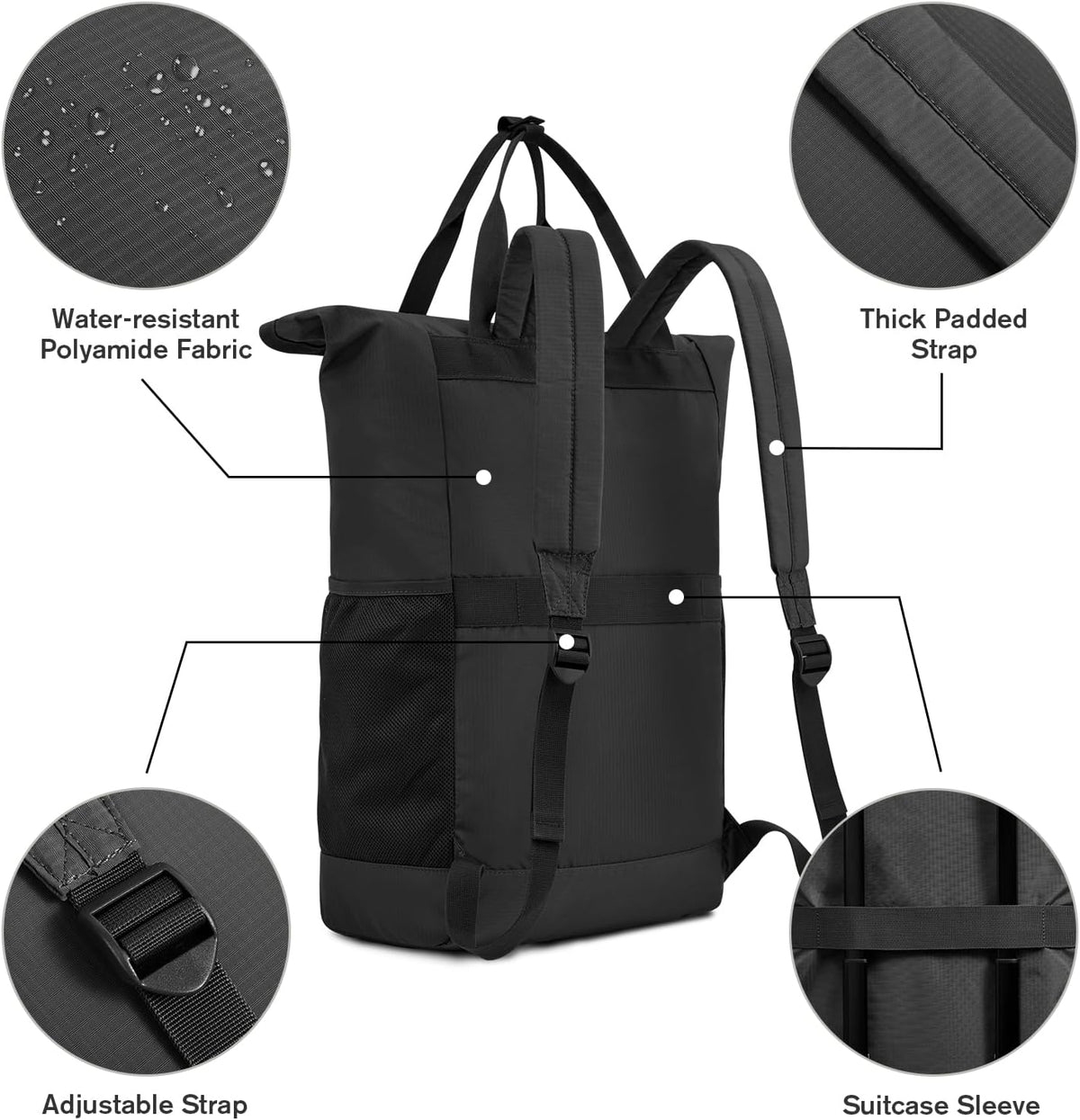 G4Free Activewear - G4Free 40L Packable Backpack Waterproof Travel Backpack -TN24B347A-TN24B347C-TN24B347B-TN24B347D