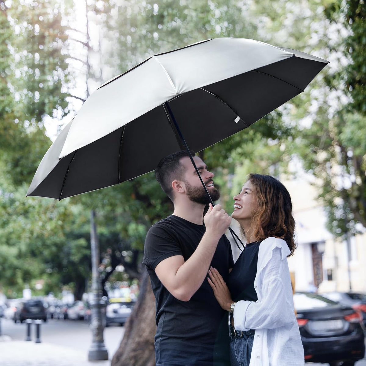 G4Free Activewear - G4Free 42/46/54/62 Inch 10 Ribs Windproof for Rain Double Canopy Auto Umbrella -NT24A453F-TN23A229F-TN23A230F-TN22A110F-NT24A453G