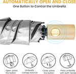 G4Free Activewear - G4Free 42Inch UPF 50+ UV Protection Wooden Handle Travel Umbrella -NT22A148I-NT22A148J-NT22A148B-NT22A148C-NT22A148F