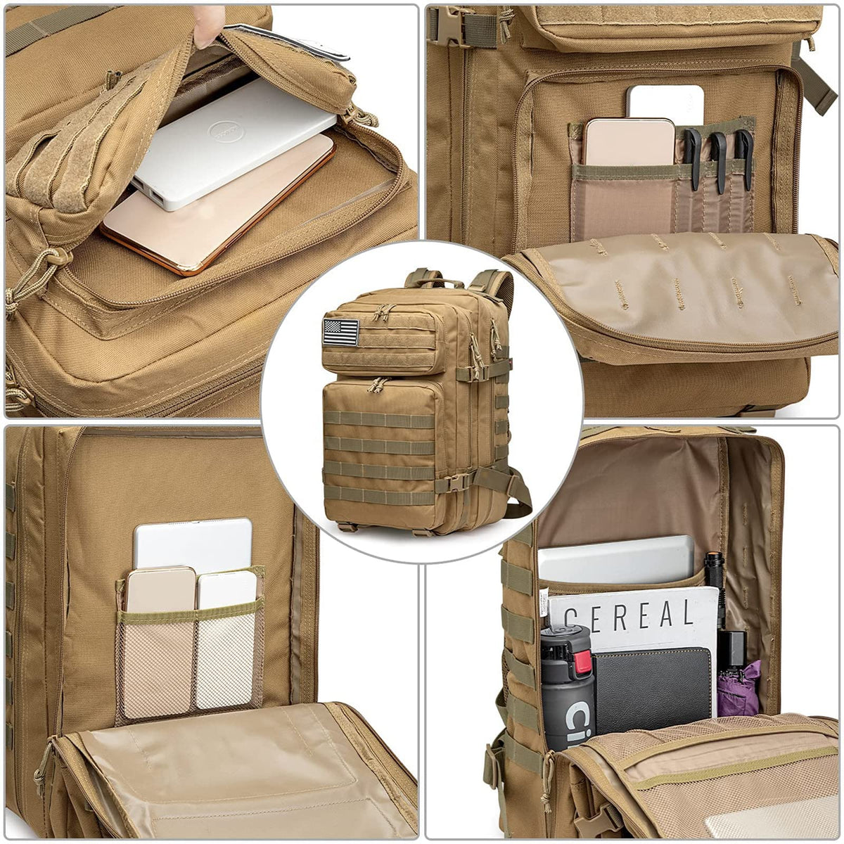 G4Free Activewear - G4Free 45L Military Tactical Backpack -D02V667B-D02V667A-D02V667E-D02V667D