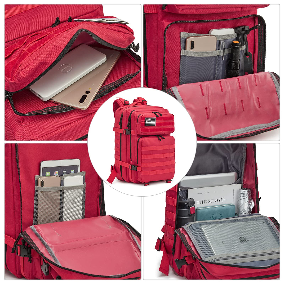 G4Free Activewear - G4Free 45L Military Tactical Backpack -D02V667B-D02V667A-D02V667E-D02V667D