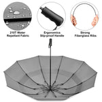 G4Free Activewear - G4Free 46/54/62 Inch Large Compact Golf Umbrella Windproof 10 Ribs -TN23A229B-TN23A230B-TN22A110B-TN23A229A-TN23A230A