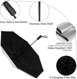 G4Free Activewear - G4Free 46 Inch UPF 50+ UV Protection Sun Double Layer Windproof Auto Umbrella -TN24A451B-TN24A451C-TN24A451A