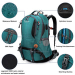 G4Free Activewear - G4Free 50L Hiking Backpack with Rain Cover for Men Women -D01V031A-D01V031D-D01V031F-D01V031B-D01V031G