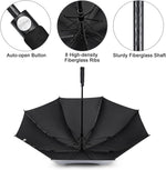G4Free Activewear - G4Free 54/62 Inch Windproof UV Protection Extra Large Auto Stick Long Umbrella -TN21A012C-TN23A187C-TN21A012A-TN23A187A-TN21A012B