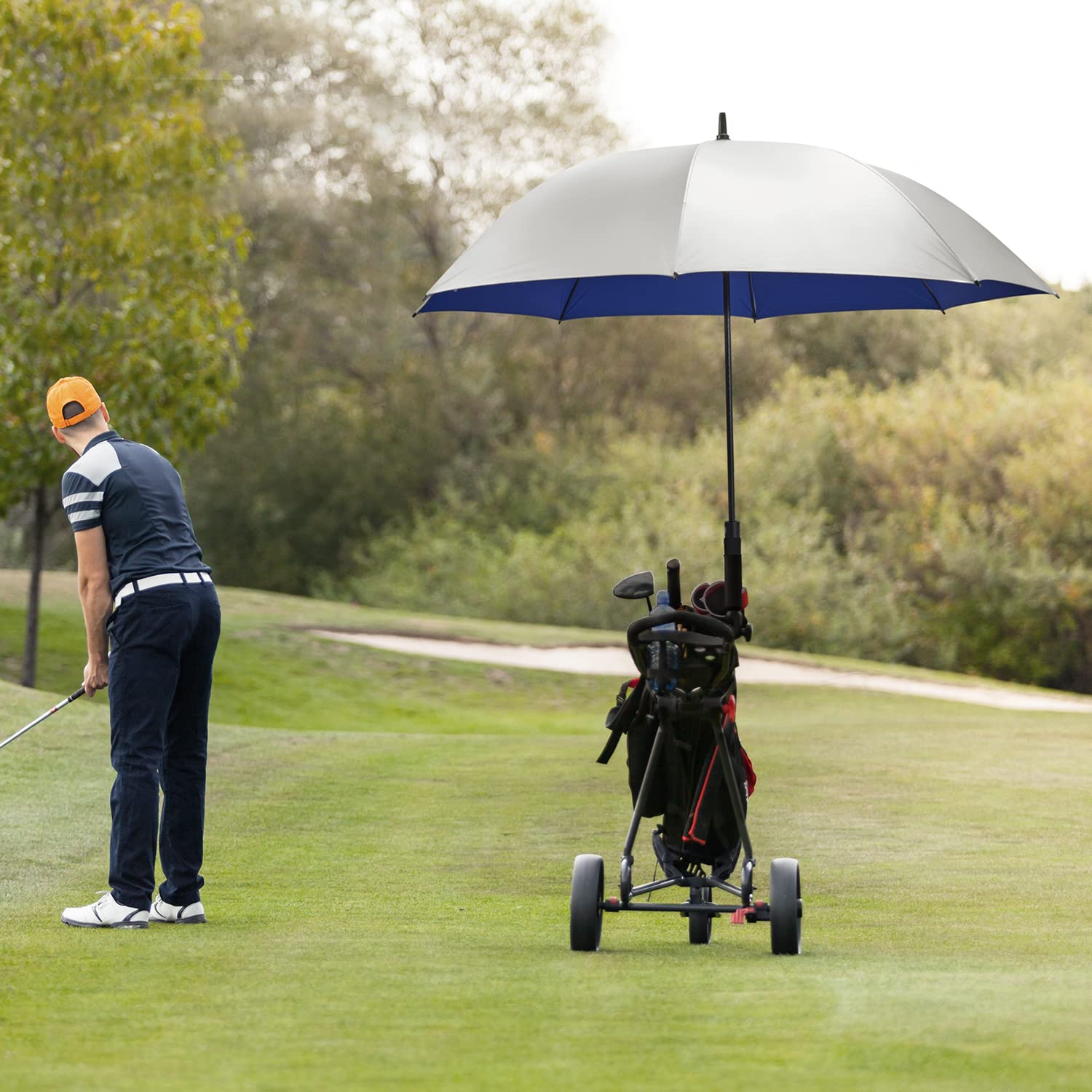 G4Free Activewear - G4Free 54/62 Inch Windproof UV Protection Golf Umbrella -TN23A187B-TN23A187A-TN23A187D-TN23A187C