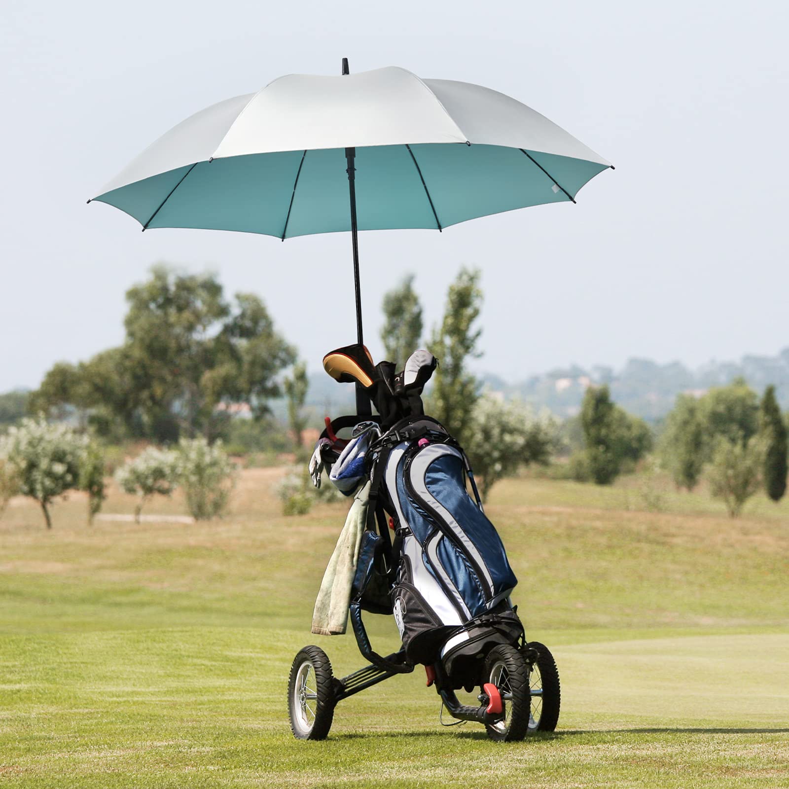 G4Free Activewear - G4Free 54/62 Inch Windproof UV Protection Golf Umbrella -TN23A187B-TN23A187A-TN23A187D-TN23A187C
