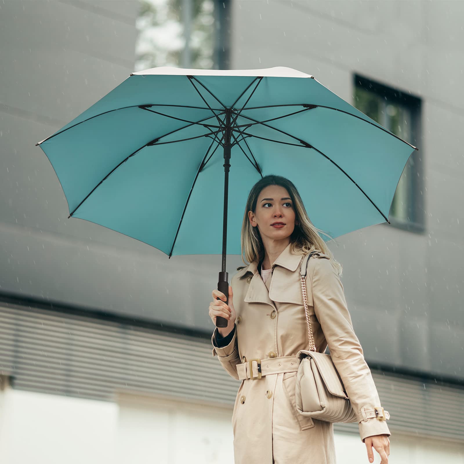 G4Free Activewear - G4Free 54/62 Inch Windproof UV Protection Golf Umbrella -TN23A187B-TN23A187A-TN23A187D-TN23A187C