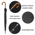 G4Free Activewear - G4Free 54 Inch 16 Ribs Large Windproof Umbrella for 2 Persons -NT22A136A-NT22A136B-NT22A136C