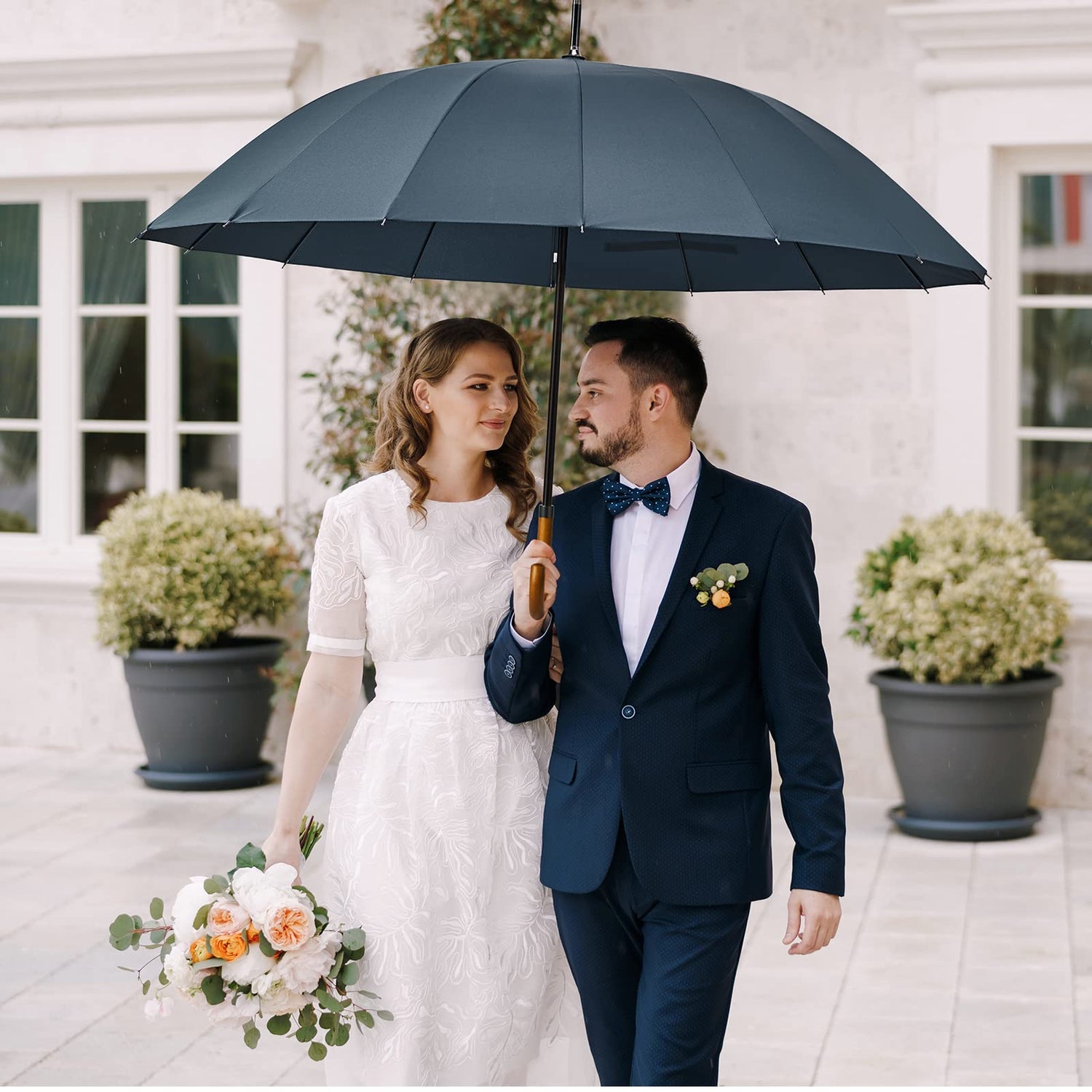 G4Free Activewear - G4Free 54 Inch 16 Ribs Large Windproof Umbrella for 2 Persons -NT22A136A-NT22A136B-NT22A136C