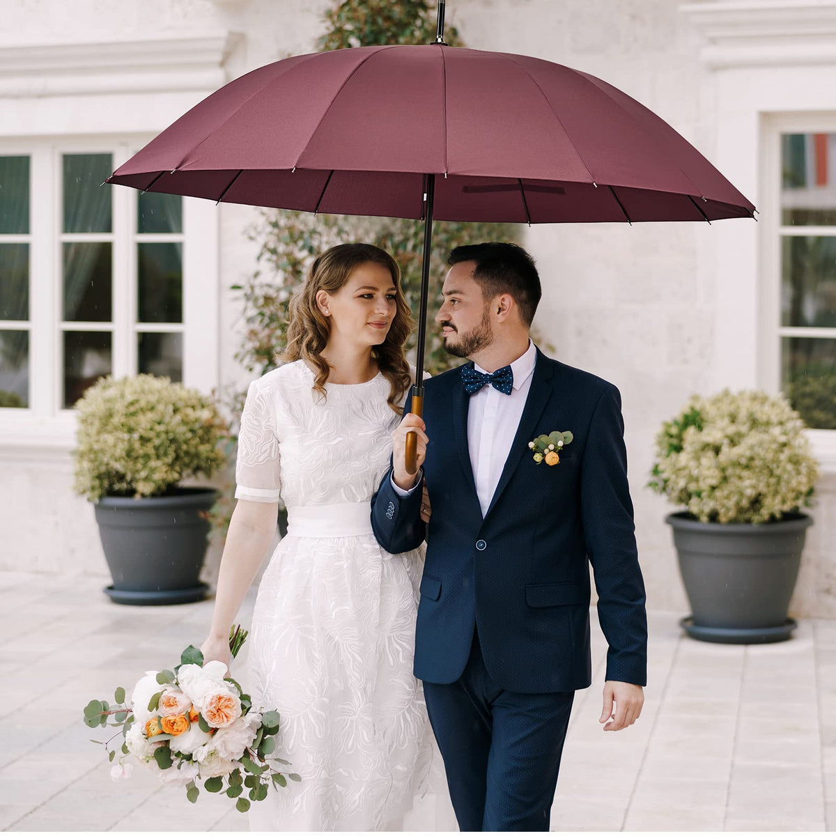 G4Free Activewear - G4Free 54 Inch 16 Ribs Large Windproof Umbrella for 2 Persons -NT22A136A-NT22A136B-NT22A136C