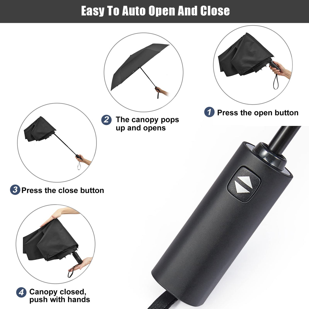 G4Free Activewear - G4Free 54 Inch Large Golf Umbrella -TN22A131B-TN22A131C-TN22A131A-TN22A131D