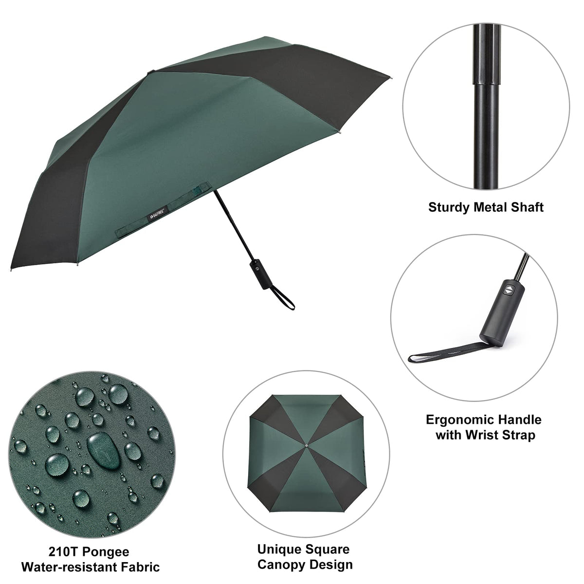 G4Free Activewear - G4Free 54 Inch Large Golf Umbrella -TN22A131B-TN22A131C-TN22A131A-TN22A131D