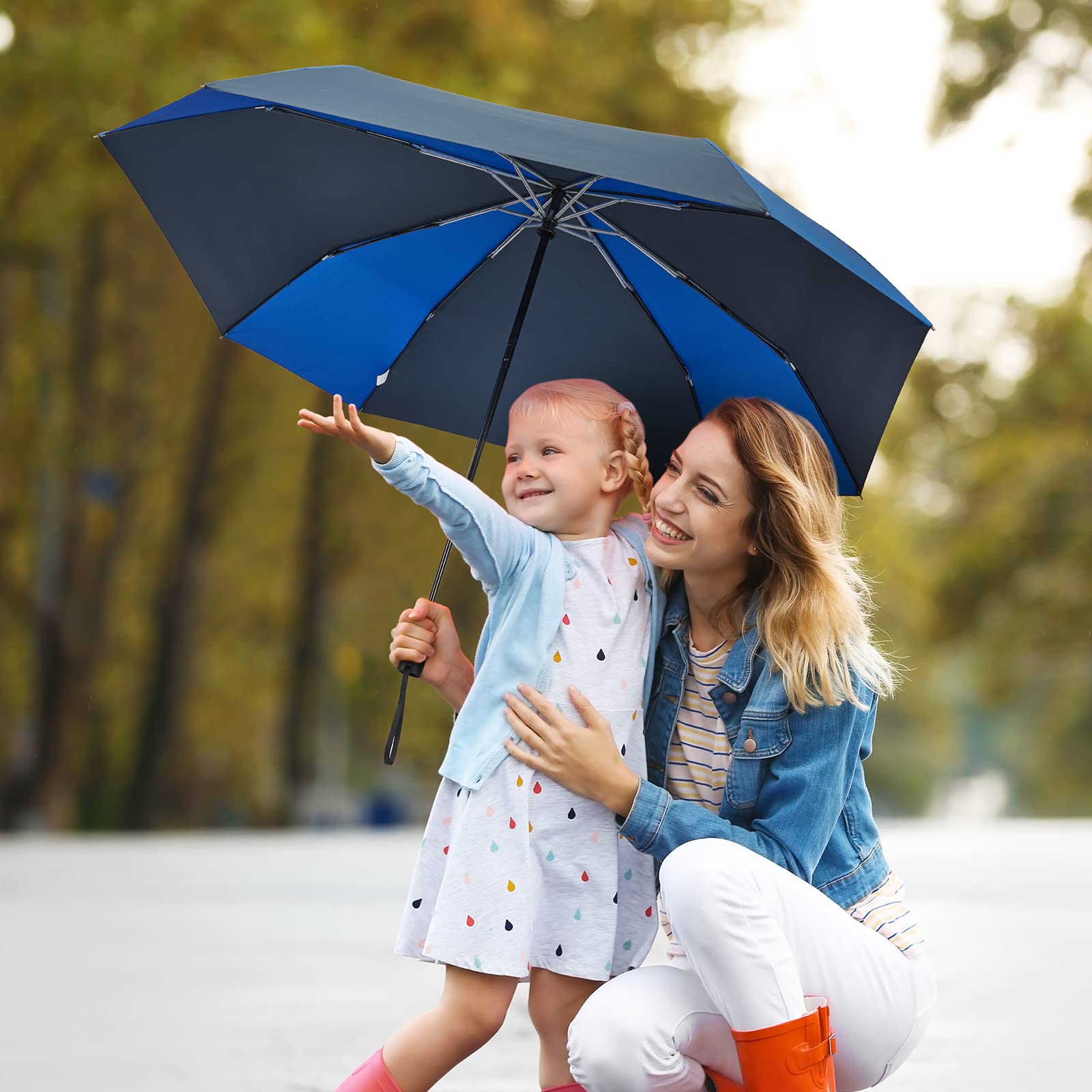 G4Free Activewear - G4Free 54 Inch Large Golf Umbrella -TN22A131B-TN22A131C-TN22A131A-TN22A131D