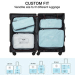 G4Free Activewear - G4Free 6 Set Compression Packing Cube -TN23B210A-TN23B210D-TN23B210C-TN23B210B