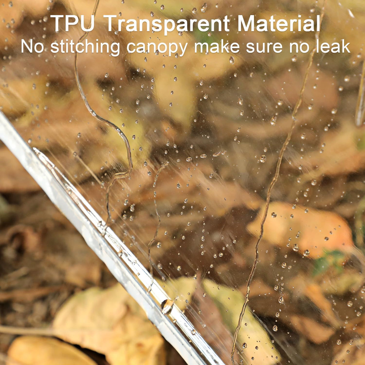 G4Free Activewear - G4Free 62 Inch Clear Golf Umbrella Transparent Auto Open Large Stick Umbrella -D02V733A-D02V723A