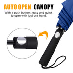 G4Free Activewear - G4Free 62 Inch Portable Automatic Open Oversize Vented Double Canopy Umbrellas -D02V684A-D02V684M-D02V684B-D02V684E-D02V684D