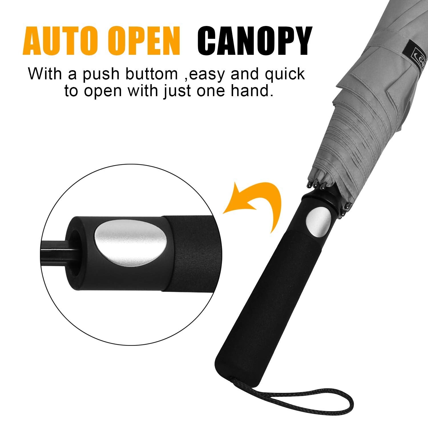 G4Free Activewear - G4Free 62 Inch Portable Automatic Open Oversize Vented Double Canopy Umbrellas -D02V684A-D02V684M-D02V684B-D02V684E-D02V684D