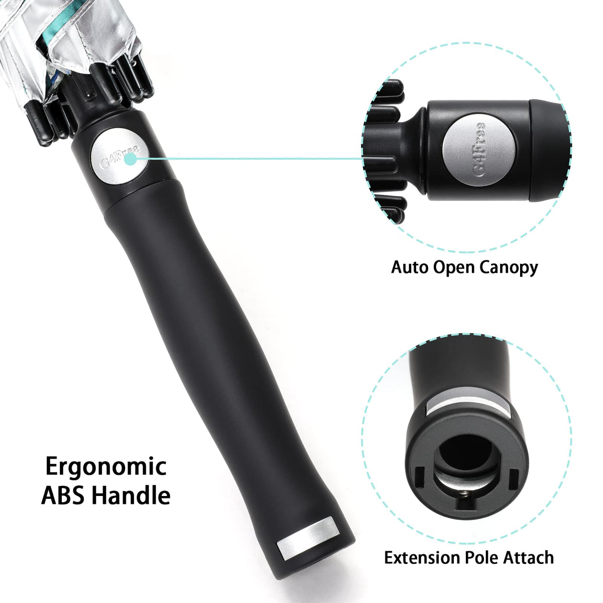 G4Free Activewear - G4Free 68 Arc Vented UV Auto Extra Large Windproof Golf/Beach  Umbrellas -D02V731A-D02V731D-D02V731C-D02V731B