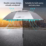 G4Free Activewear - G4Free 68 Arc Vented UV Auto Extra Large Windproof Golf/Beach  Umbrellas -D02V731A-D02V731D-D02V731C-D02V731B