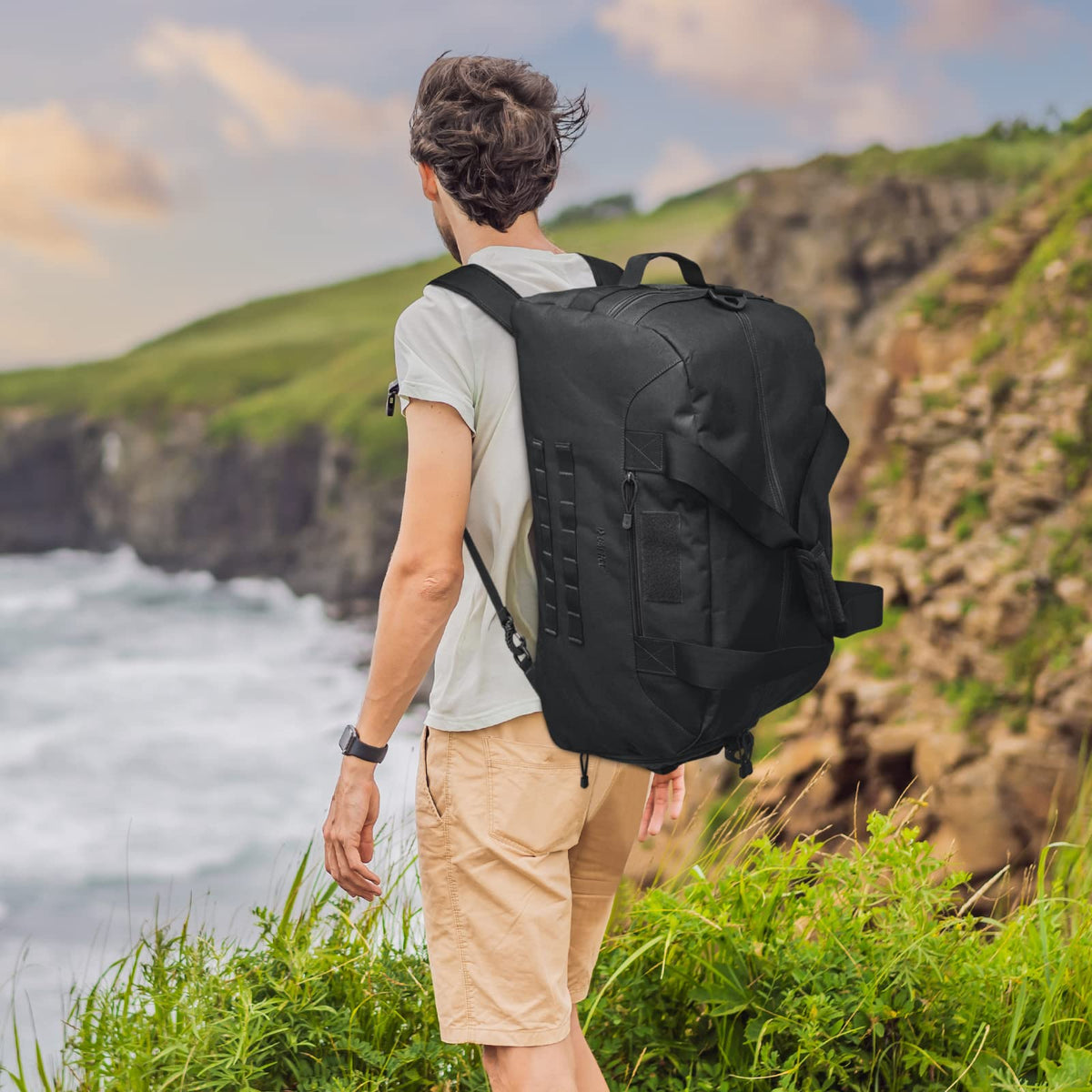 G4Free Activewear - G4Free 70L Large Duffle Bag Men Sports Gym Backpack -TN22B146B-TN22B146A