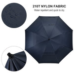 G4Free Activewear - G4Free 80 Inch 6.6 Ft Double Canopy Vented Windproof Stick Family Umbrella -TN21A013A-TN21A013B-TN22A160B-TN22A160A-TN22A160C