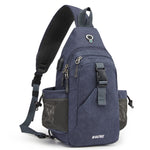G4Free Activewear - G4Free Anti-Theft Canvas Sling Bag with USB Port -TN22B159A-TN22B159D-TN22B159C-TN22B159B-TN22B159F