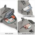 G4Free Activewear - G4Free Anti-Theft Canvas Sling Bag with USB Port -TN22B159C-TN22B159A-TN22B159D-TN22B159B-TN22B159F