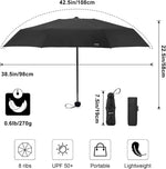 G4Free Activewear - G4Free Compact UPF 50+ UV Protection Sun Blocking Mini Umbrellas -TN23A279F-TN23A279A-TN23A279E-TN23A279G-TN23A279H