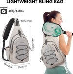 G4Free Activewear - G4Free Crossbody Sling Pickleball Paddle Bag -TN23B269D-TN24B387C-TN23B269C-TN23B269E-TN24B387A
