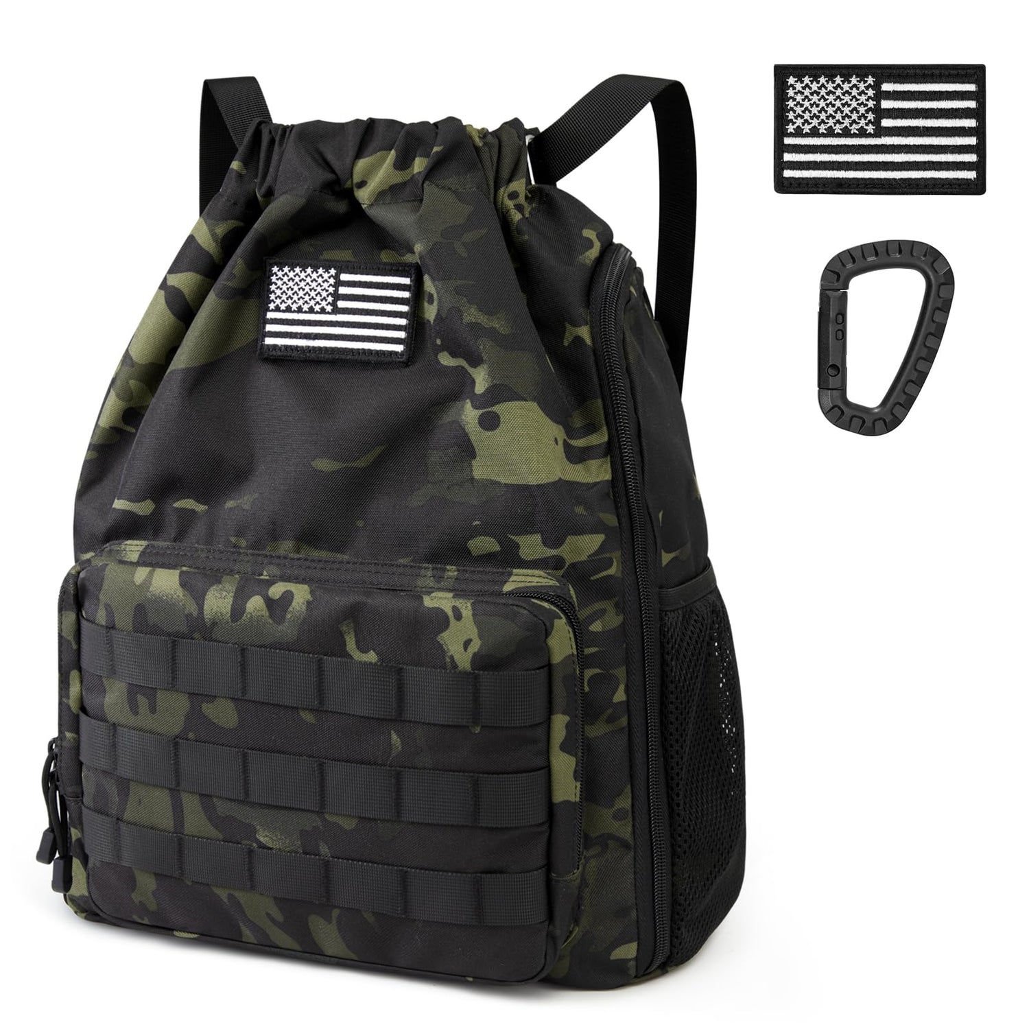 G4Free Activewear - G4Free Drawstring Backpack Sports Gym Bag with Shoes Compartment -TN23B194C-TN23B194B